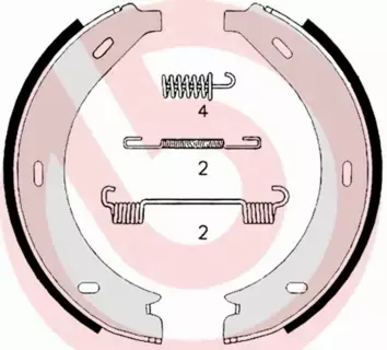 BREMBO SZCZĘKI HAMULCOWE S 50 517 