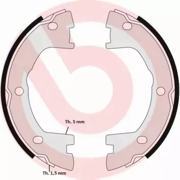 BREMBO SZCZĘKI HAMULCOWE S A6 506 