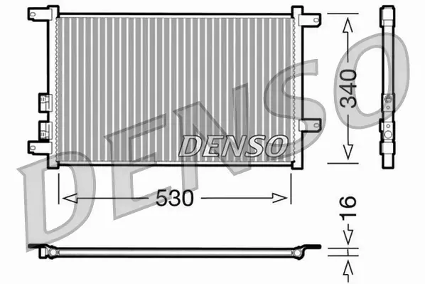 DENSO CHŁODNICA KLIMATYZACJI ALFA ROMEO 147 156 