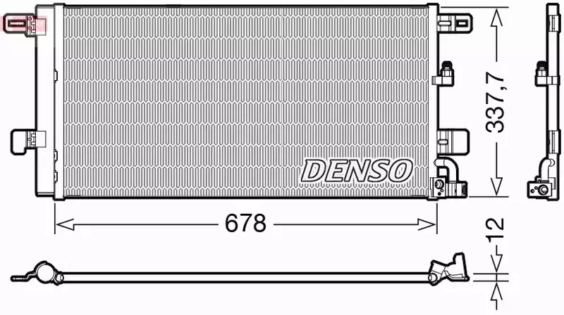 DENSO CHŁODNICA KLIMATYZACJI DCN02001 