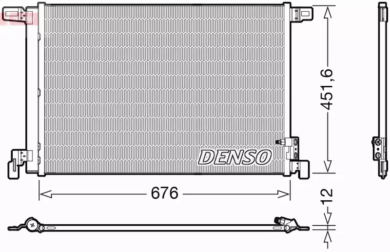 DENSO CHŁODNICA KLIMATYZACJI DCN02008 