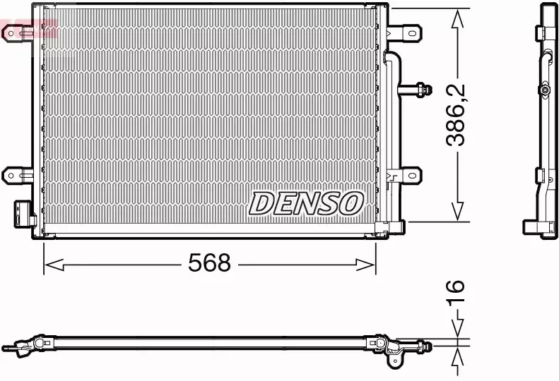 DENSO CHŁODNICA KLIMATYZACJI DCN02038 