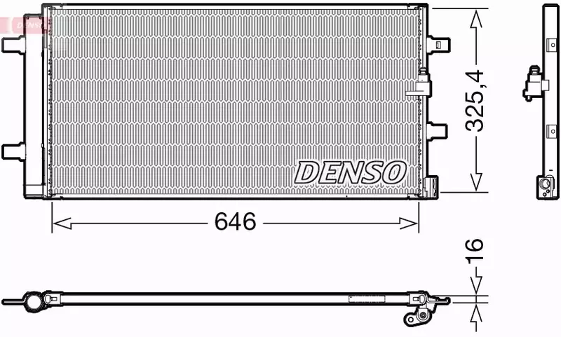 DENSO CHŁODNICA  DCN02041 