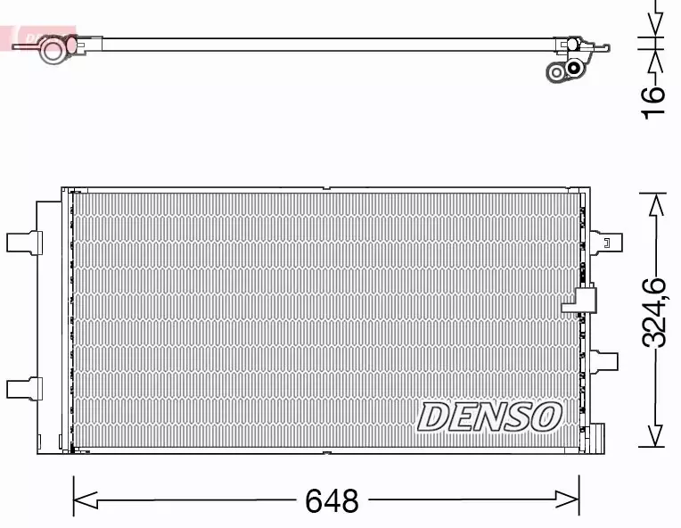 DENSO CHŁODNICA  DCN02044 