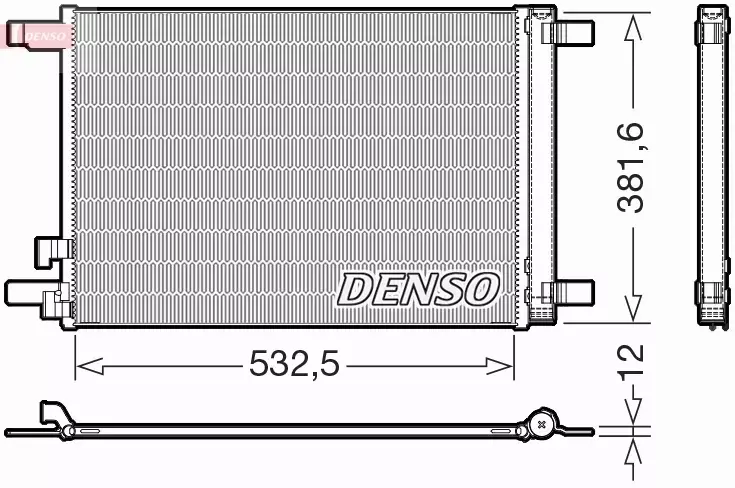 DENSO CHŁODNICA KLIMATYZACJI DCN02048 