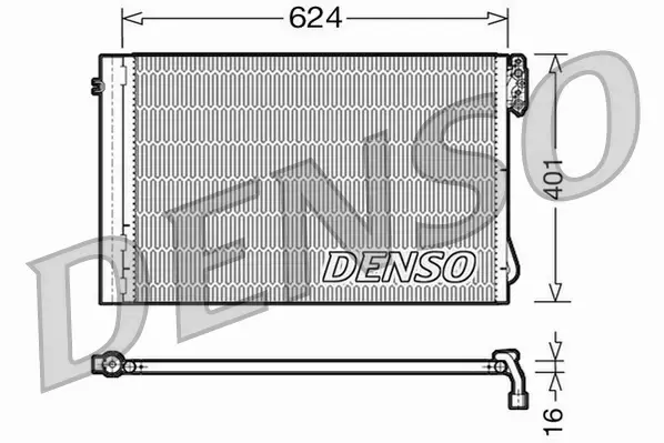 DENSO CHŁODNICA KLIMATYZACJI DCN05011 