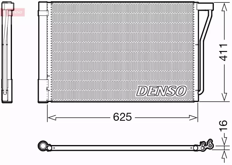 DENSO CHŁODNICA KLIMATYZACJI DCN05022 