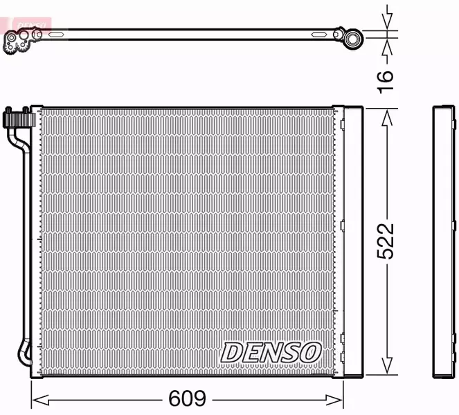 DENSO CHŁODNICA KLIMATYZACJI DCN05034 