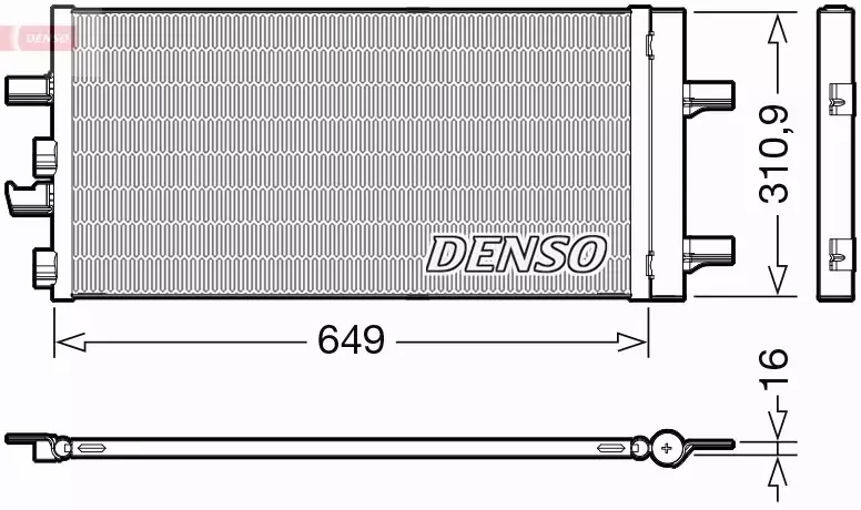 DENSO CHŁODNICA KLIMATYZACJI DCN05104 