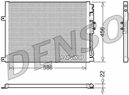 DENSO CHŁODNICA KLIMATYZACJI DCN06009 