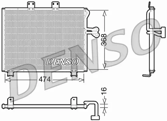 DENSO CHŁODNICA  DCN06013 