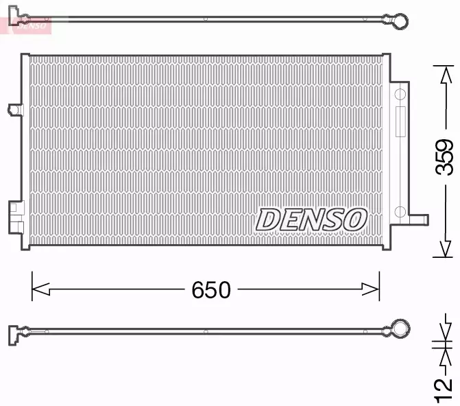 DENSO CHŁODNICA  DCN06016 