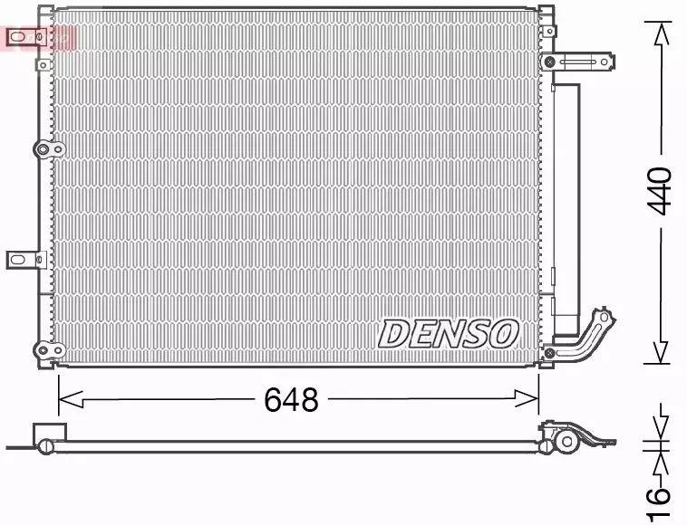 DENSO CHŁODNICA KLIMATYZACJI DCN06018 