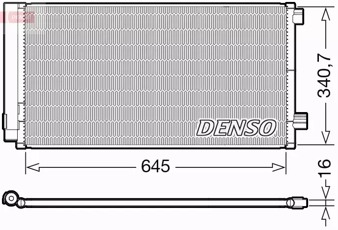 DENSO CHŁODNICA KLIMATYZACJI DCN06020 