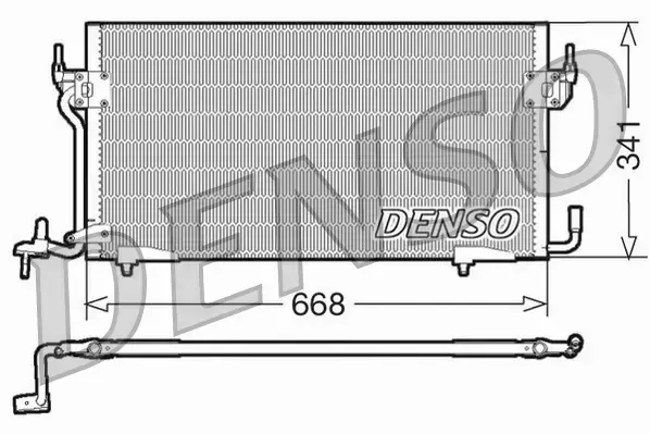 DENSO CHŁODNICA  DCN07060 