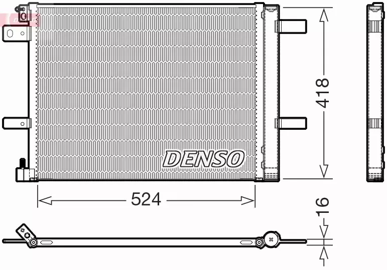 DENSO CHŁODNICA KLIMATYZACJI DCN07062 