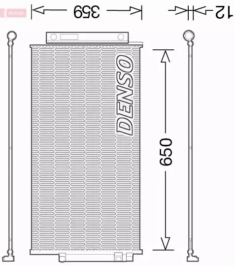 DENSO CHŁODNICA KLIMATYZACJI DCN09047 