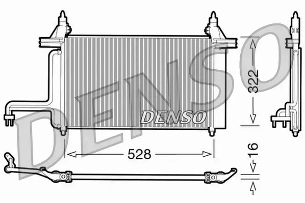 DENSO CHŁODNICA  DCN09130 