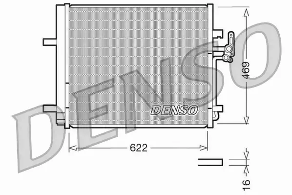 DENSO CHŁODNICA  DCN10016 