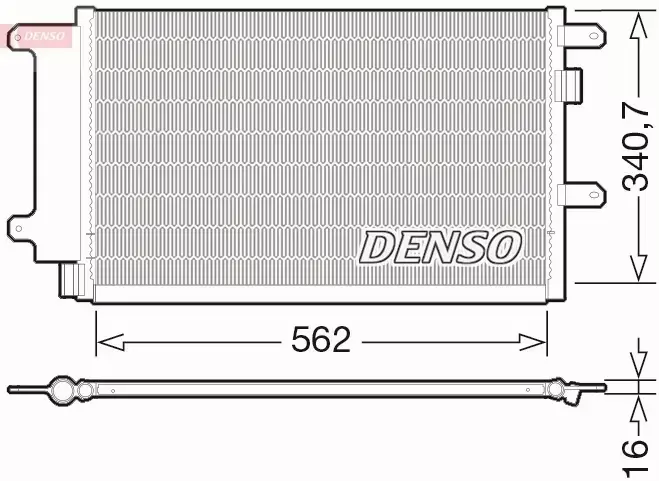 DENSO CHŁODNICA KLIMATYZACJI DCN12003 