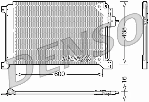 DENSO CHŁODNICA KLIMATYZACJI DCN12004 