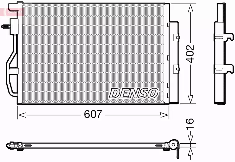 DENSO CHŁODNICA KLIMATYZACJI DCN15008 