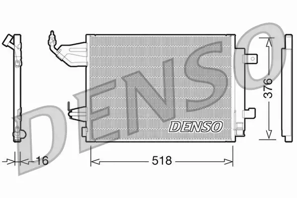 DENSO CHŁODNICA  DCN16001 