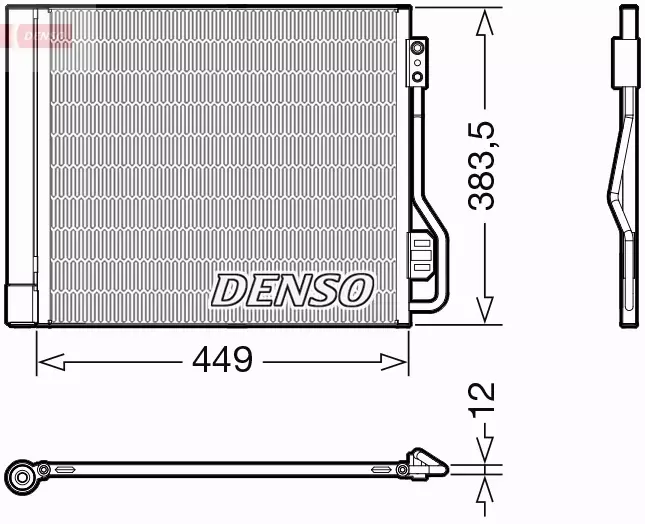 DENSO CHŁODNICA KLIMATYZACJI DCN16002 