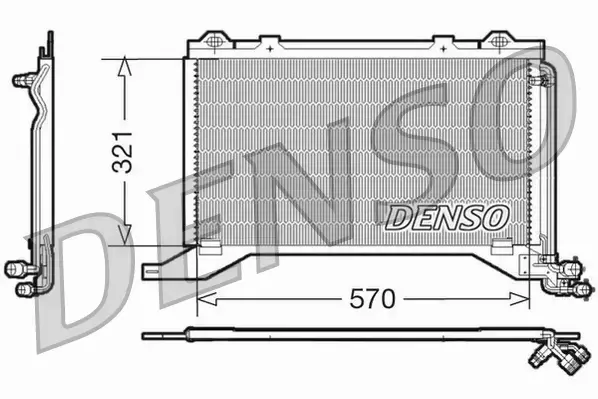 DENSO CHŁODNICA  DCN17019 