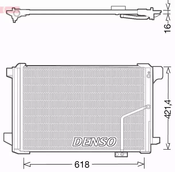 DENSO CHŁODNICA  DCN17035 