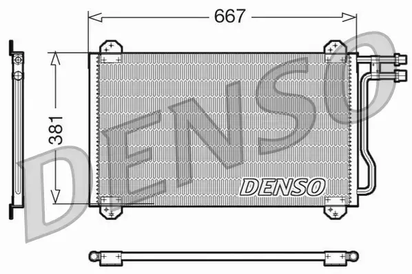 DENSO CHŁODNICA  DCN17055 