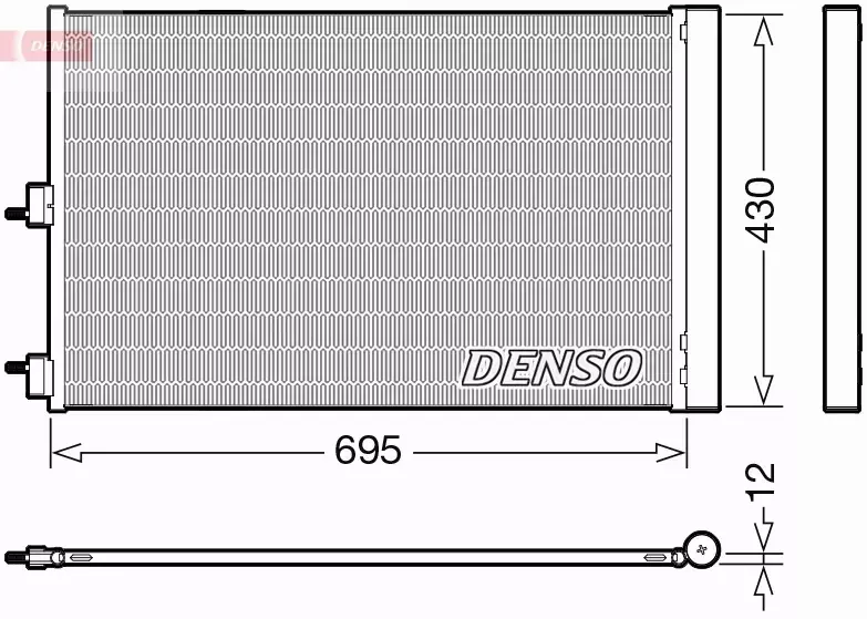 DENSO CHŁODNICA KLIMATYZACJI DCN17061 