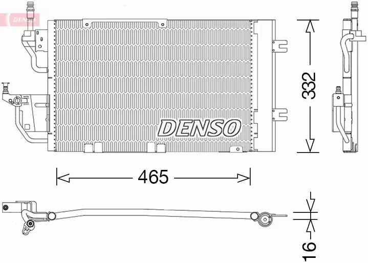 DENSO CHŁODNICA KLIMATYZACJI DCN20037 