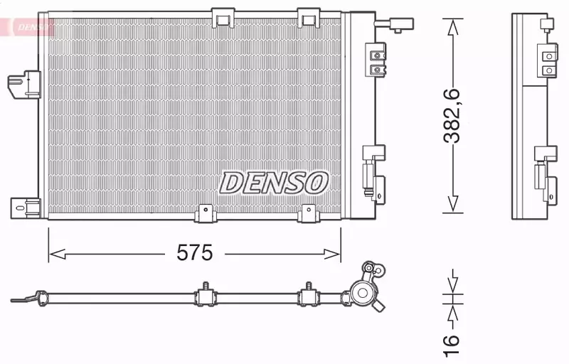 DENSO CHŁODNICA KLIMATYZACJI DCN20038 