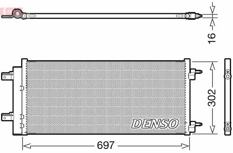 DENSO CHŁODNICA KLIMATYZACJI DCN20044 