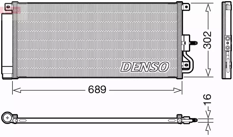 DENSO CHŁODNICA KLIMATYZACJI DCN20048 