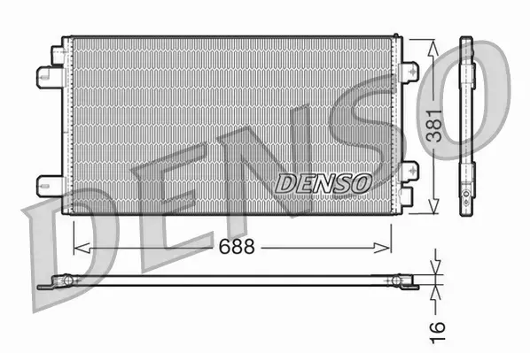 DENSO CHŁODNICA  DCN23024 