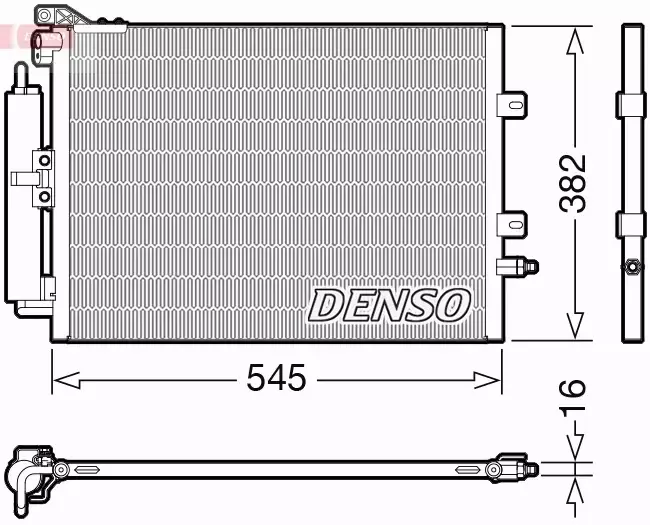 DENSO CHŁODNICA KLIMATYZACJI DCN23040 