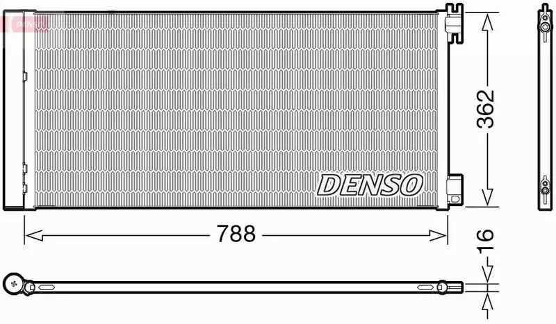 DENSO CHŁODNICA KLIMATYZACJI DCN23042 