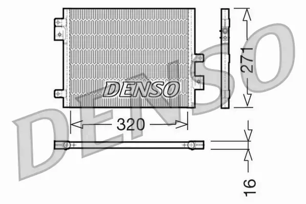 DENSO CHŁODNICA  DCN28002 