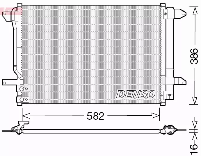 DENSO CHŁODNICA KLIMATYZACJI DCN32027 