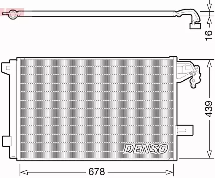 DENSO CHŁODNICA KLIMATYZACJI DCN32063 