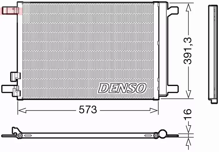 DENSO CHŁODNICA KLIMATYZACJI DCN32066 