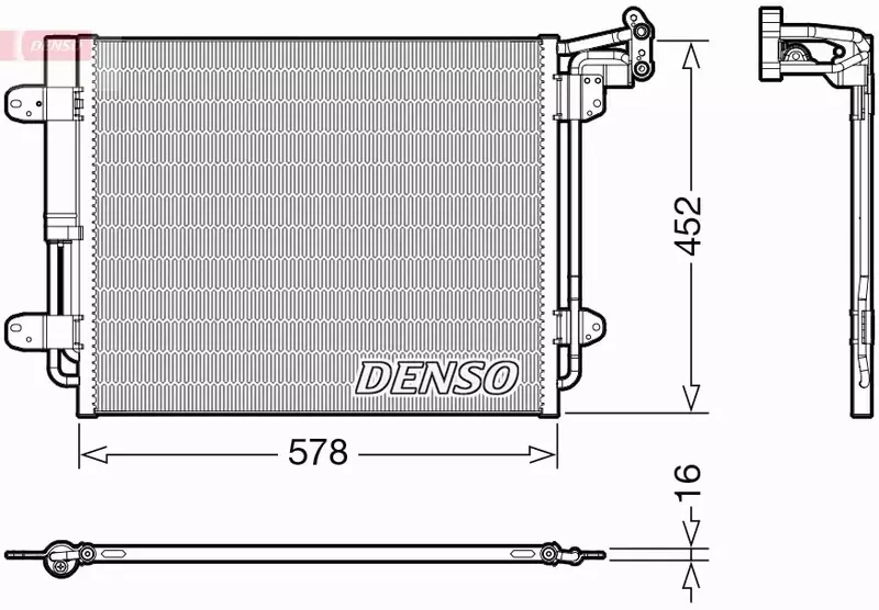 DENSO CHŁODNICA KLIMATYZACJI DCN32067 