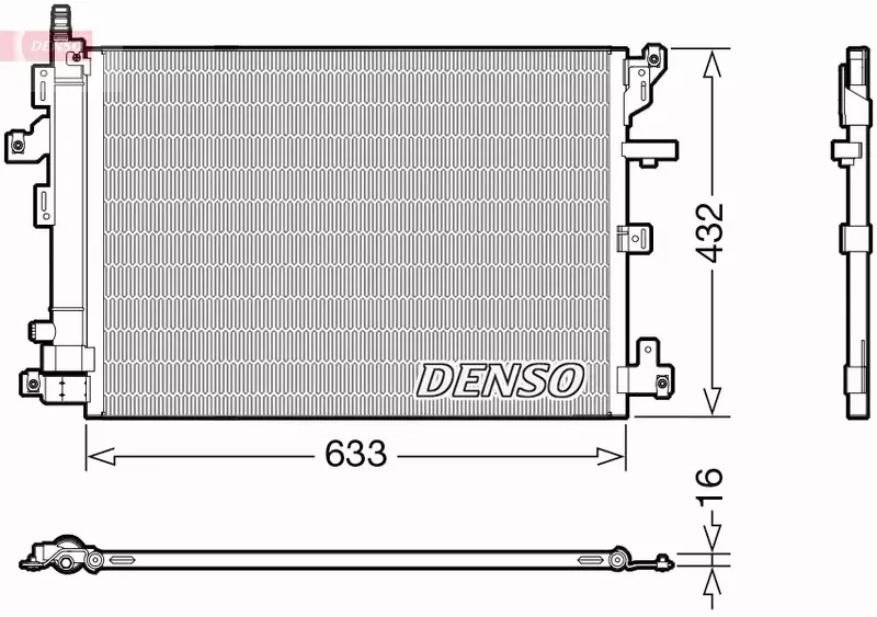 DENSO CHŁODNICA KLIMATYZACJI DCN33012 