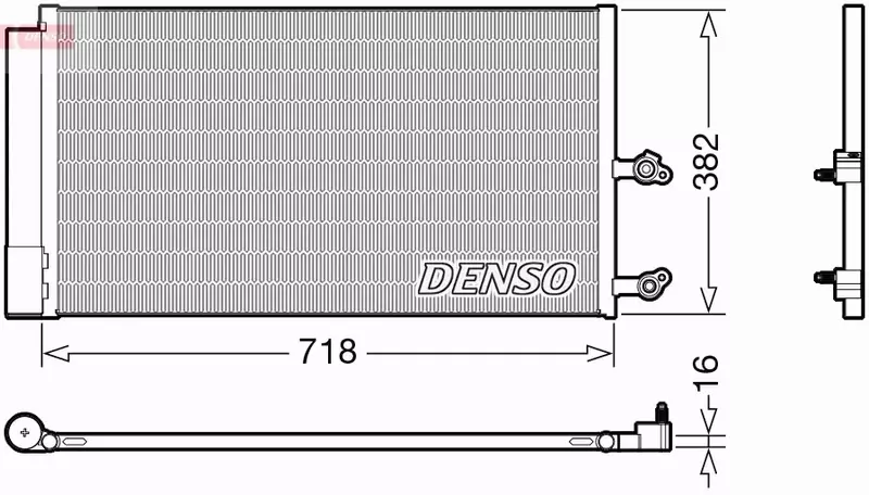 DENSO CHŁODNICA KLIMATYZACJI DCN33014 