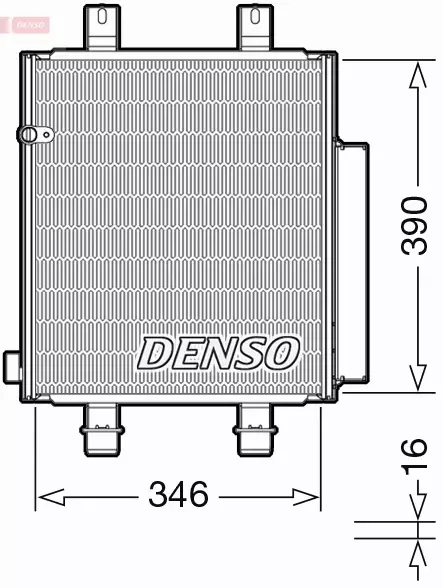 DENSO CHŁODNICA KLIMATYZACJI DCN35004 