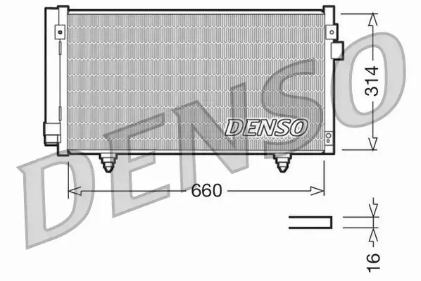 DENSO CHŁODNICA KLIMATYZACJI DCN36003 