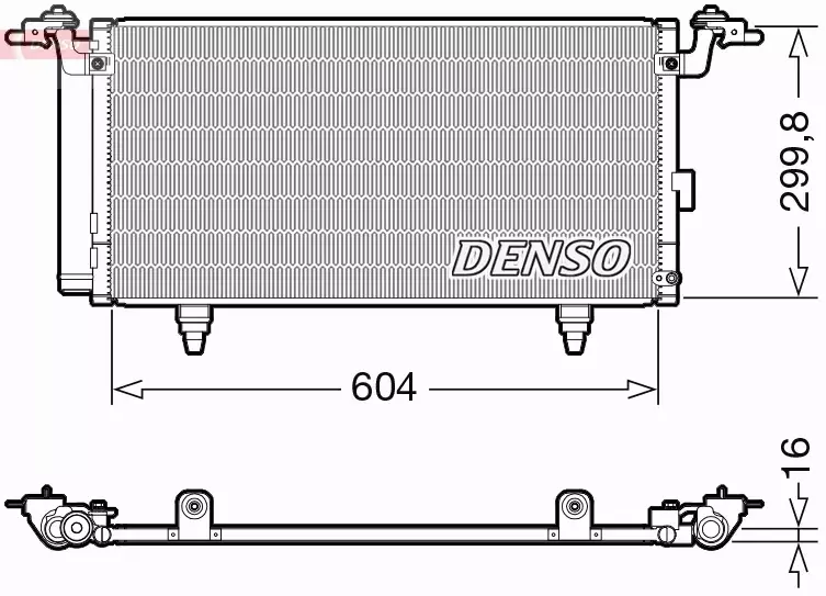 DENSO CHŁODNICA KLIMATYZACJI DCN36005 