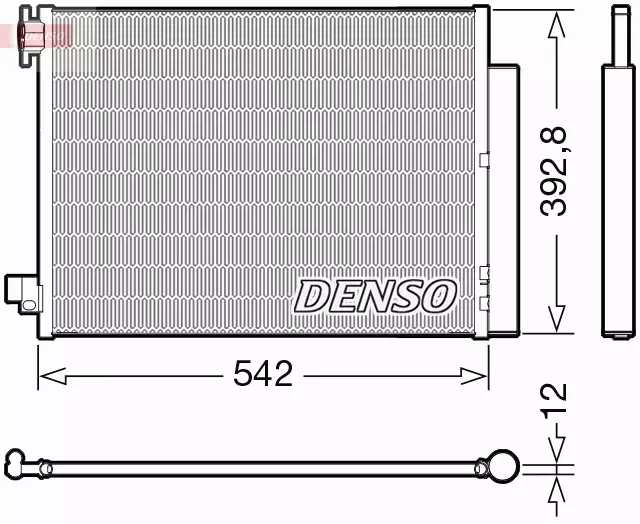 DENSO CHŁODNICA KLIMATYZACJI DCN37004 